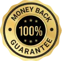 100% money back guarantee